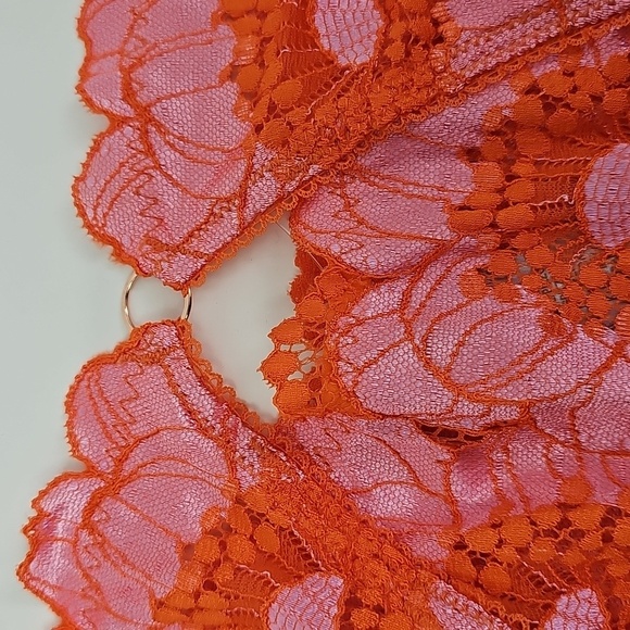Savage X Fenty Floral Pink & Orange Sexy Panties Sz:2X - Picture 6 of 7
